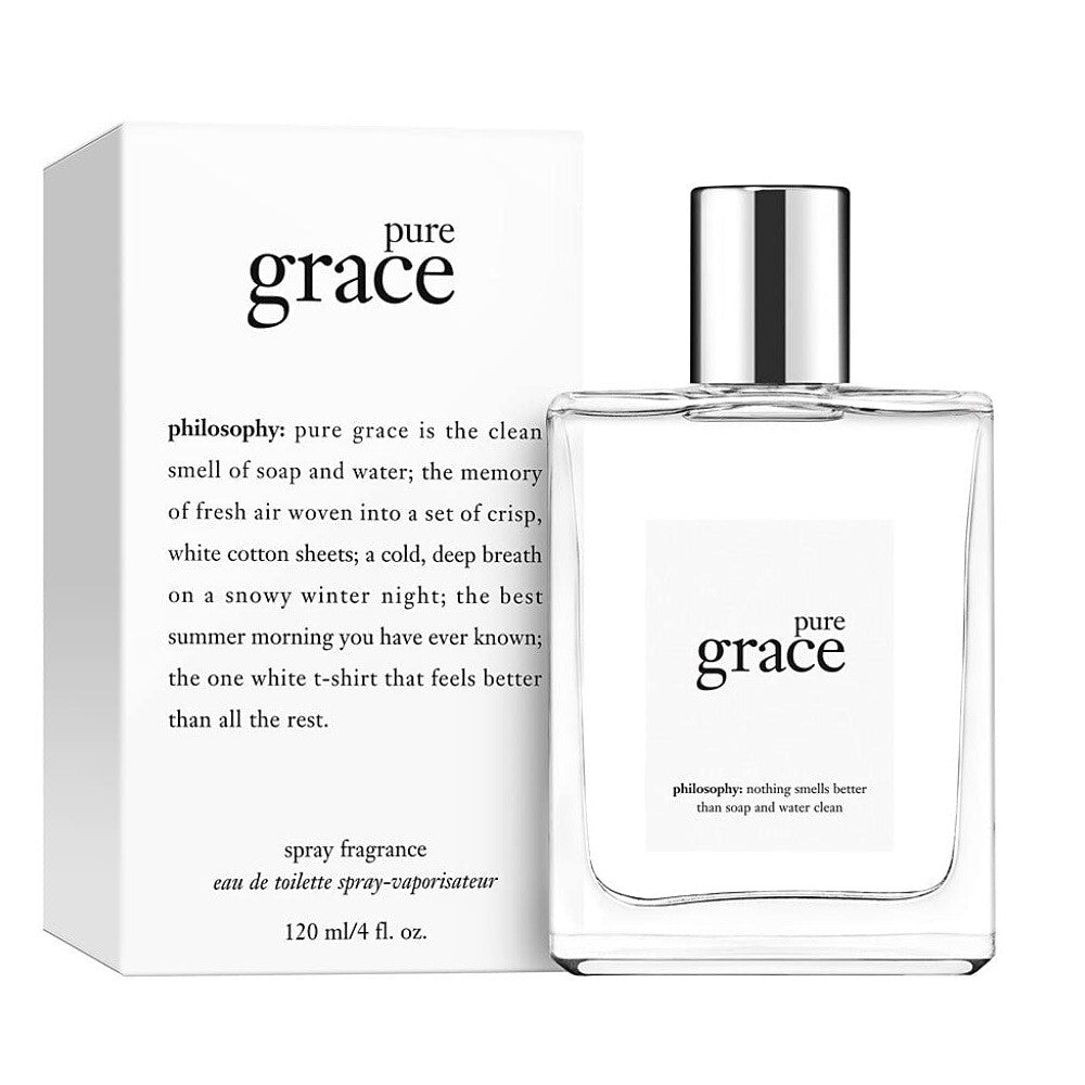 Philosophy Pure Grace Eau de Toilette Spray 4 oz / 120 mL for Women