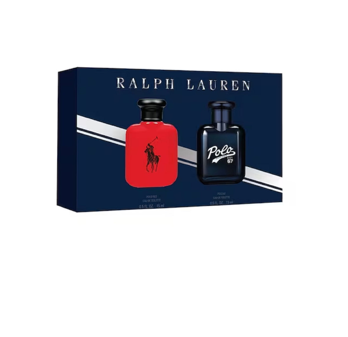 Ralph Lauren Polo Red and Polo 67 2-Piece Eau de Toilette Mini Set for Men