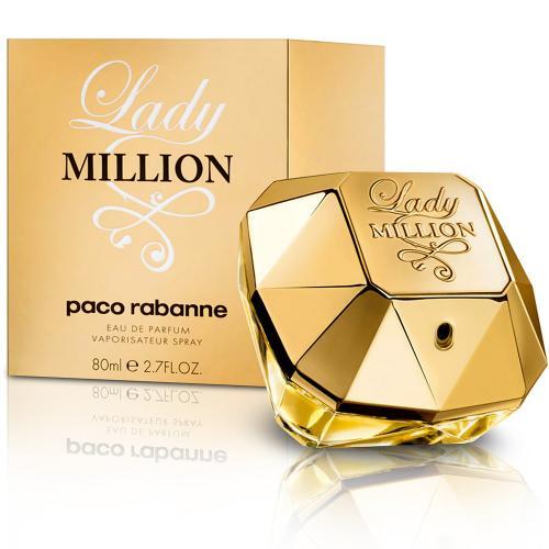 Rabanne Lady Million Eau de Parfum Spray 2.7 oz / 80 mL for Women
