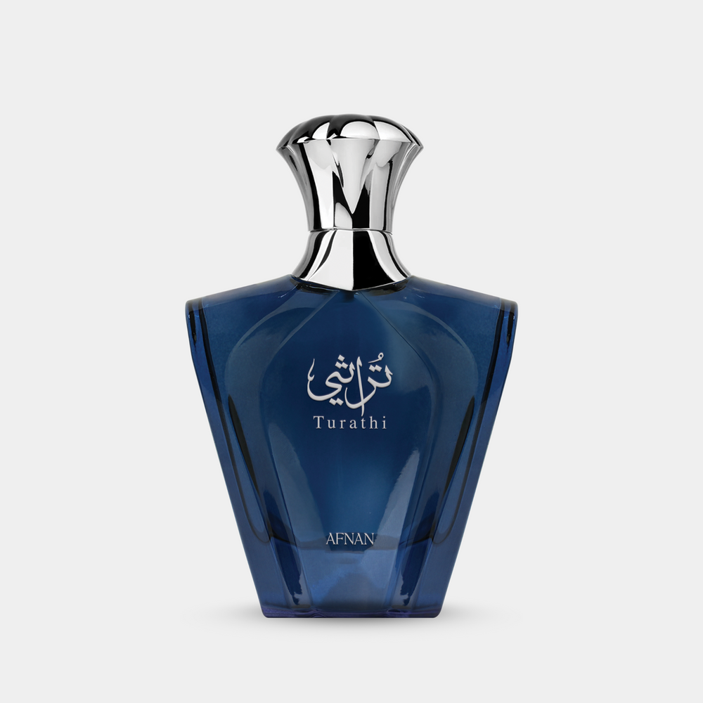 Afnan Turathi Blue Eau de Parfum 90 mL official bottle front view
