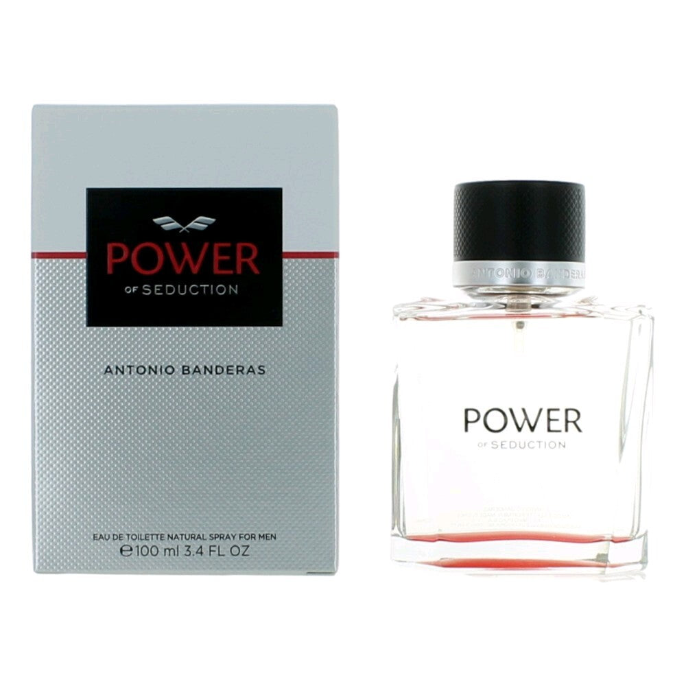 Antonio Banderas Power of Seduction Eau de Toilette Spray 3.4 oz / 100 mL for Men