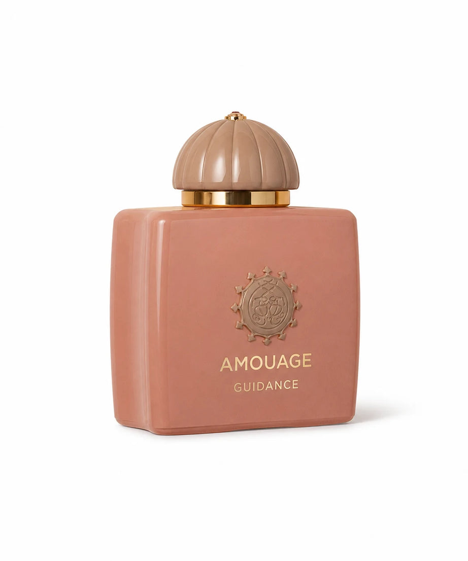 Amouage Guidance Eau de Parfum 100 ml bottle left angle on white background