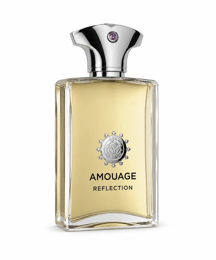 Amouage Reflection Man Eau de Parfum 100 ml bottle left angle on white background