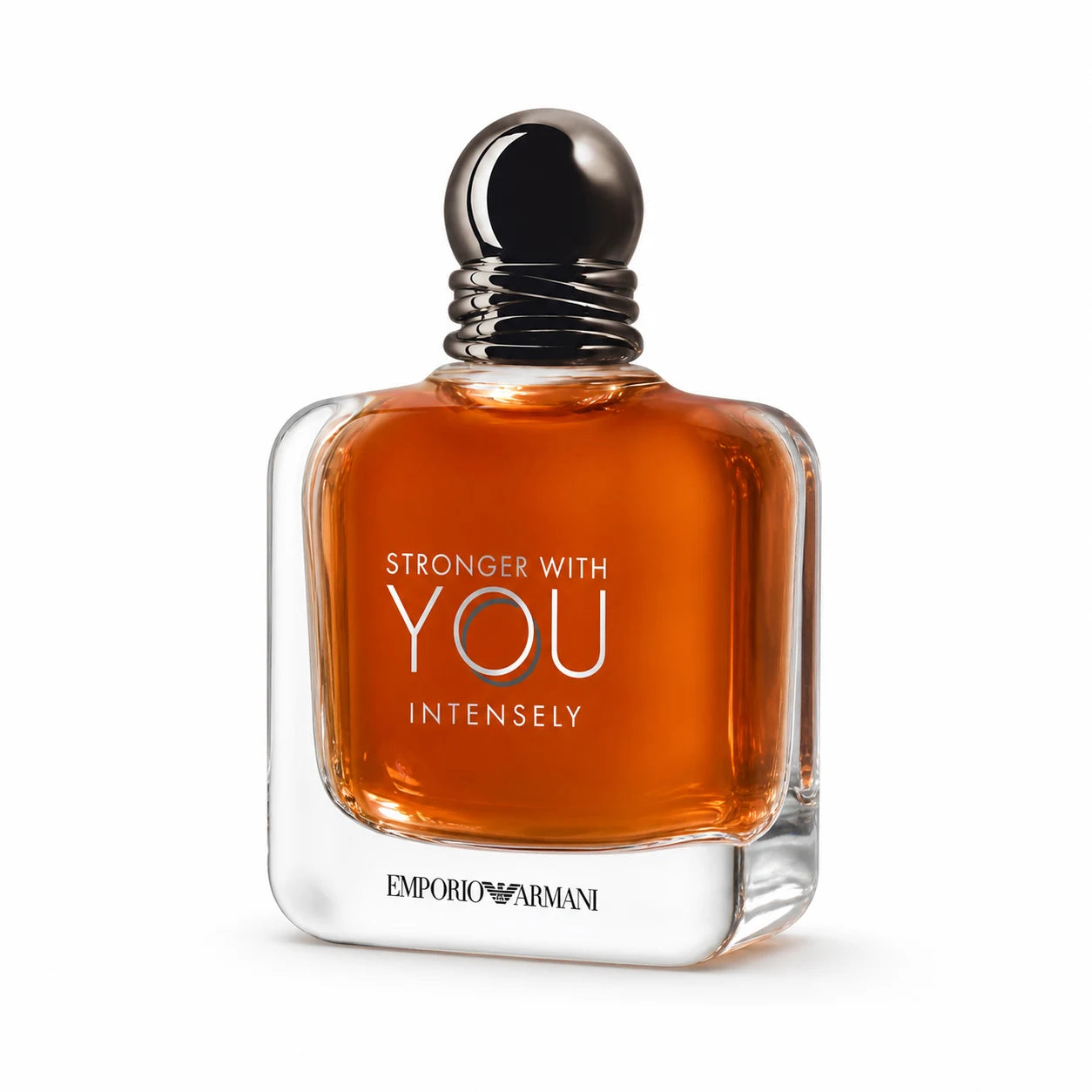 Emporio Armani Stronger With You Intensely Eau de Parfum 100 ml bottle right angle