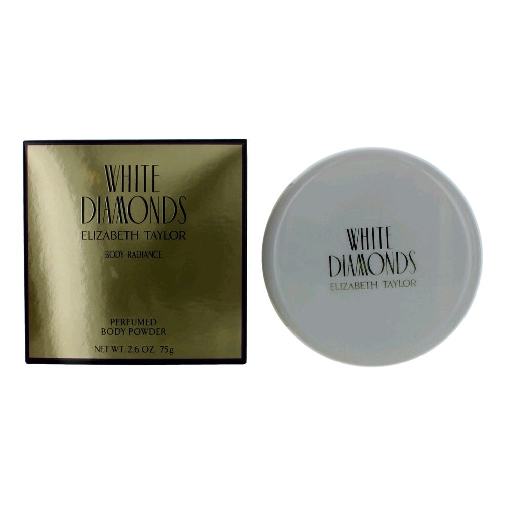 Elizabeth Taylor White Diamonds Perfumed Body Powder 2.6 oz for Women