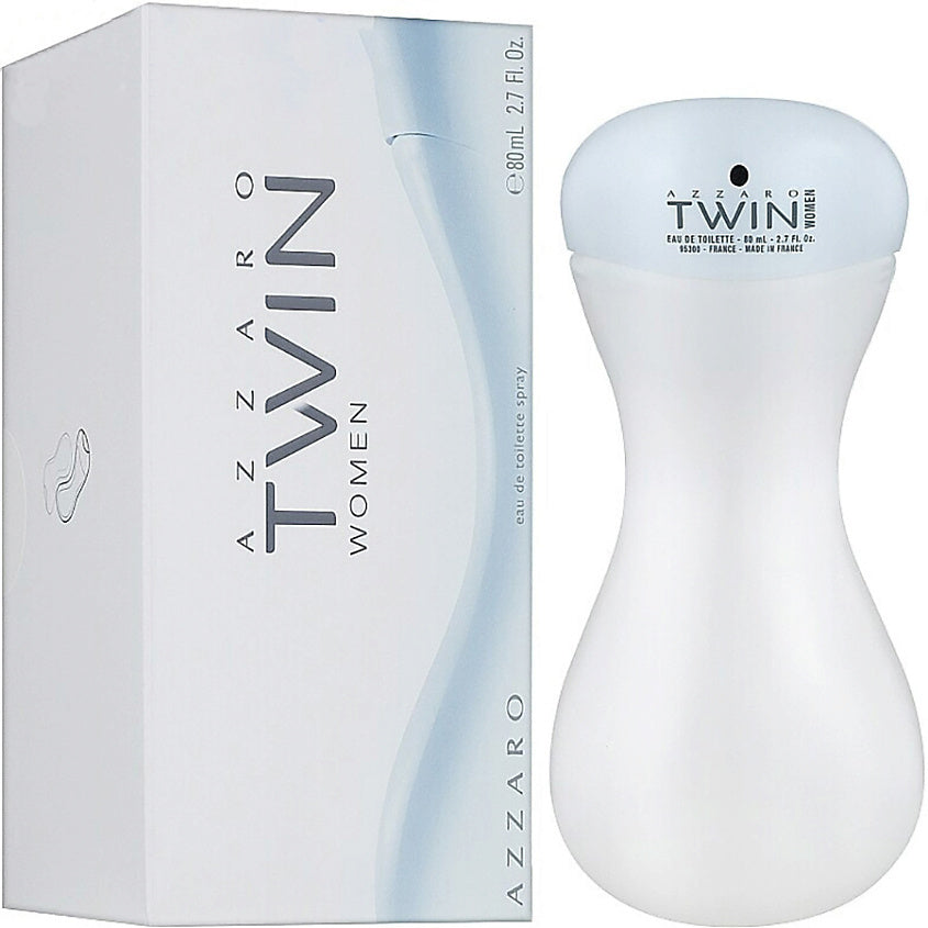 Azzaro Twin Eau de Toilette for Women 80 mL bottle and box