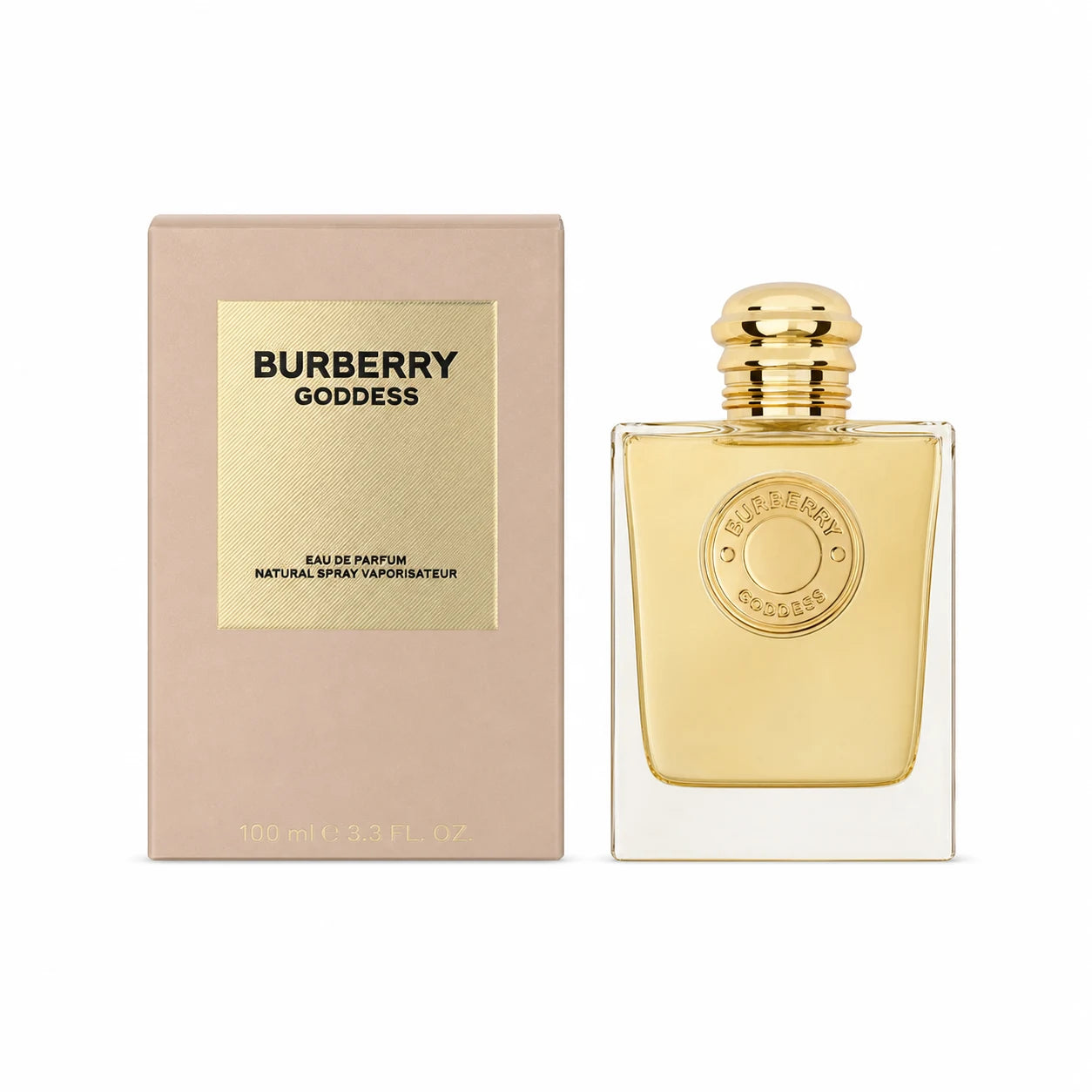 Burberry Goddess Eau de Parfum 100 ml refillable bottle with matching box