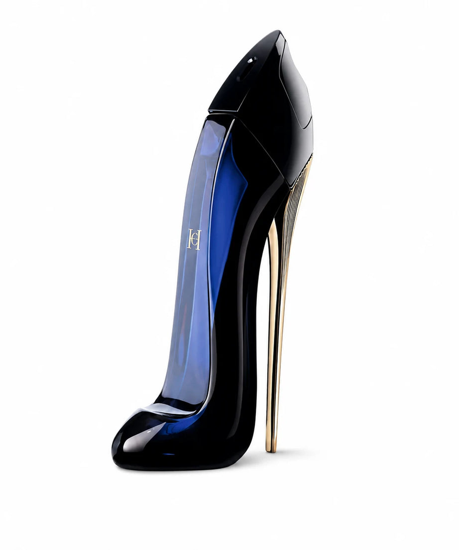 Carolina Herrera Good Girl Eau de Parfum 80 ml stiletto bottle right angle on white background