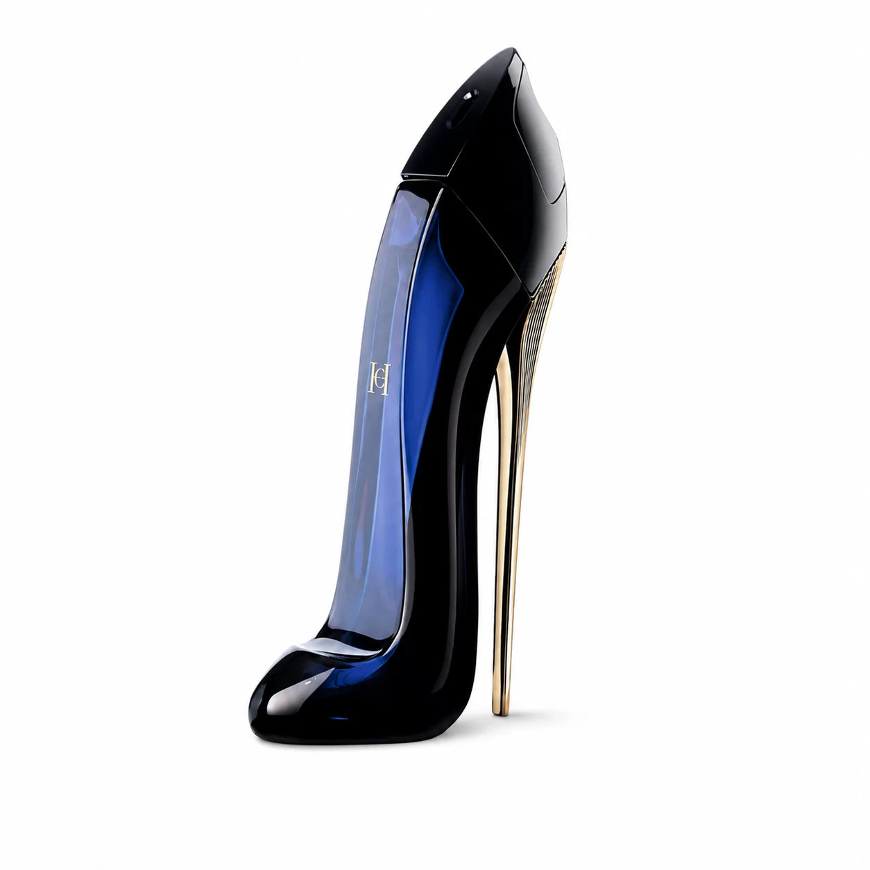 Carolina Herrera Good Girl Eau de Parfum 80 ml stiletto bottle right angle on white background