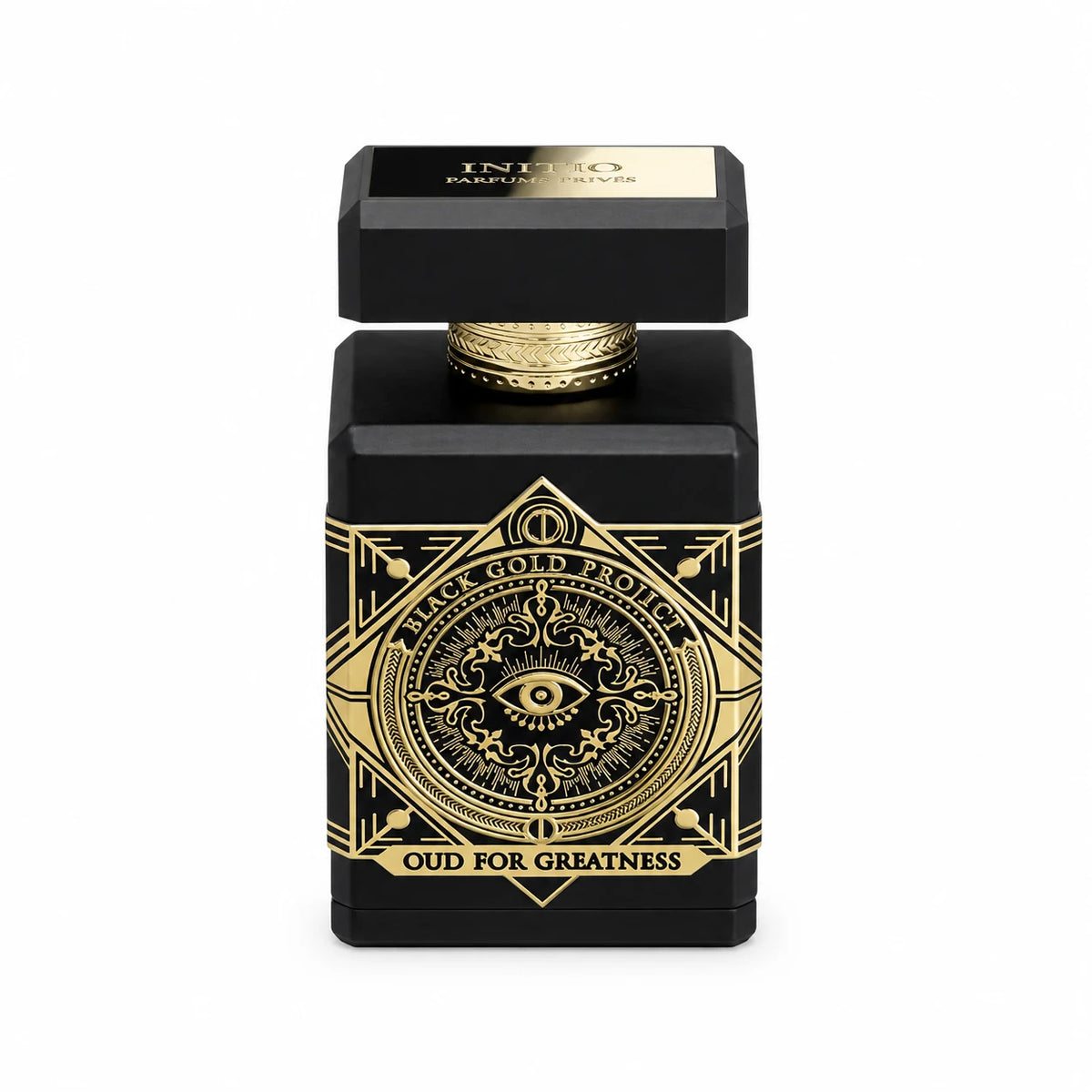 Initio Oud for Greatness Eau de Parfum 90 ml bottle centered on white background
