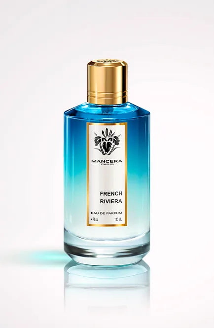 Mancera French Riviera Eau de Parfum 120 ml blue bottle packshot