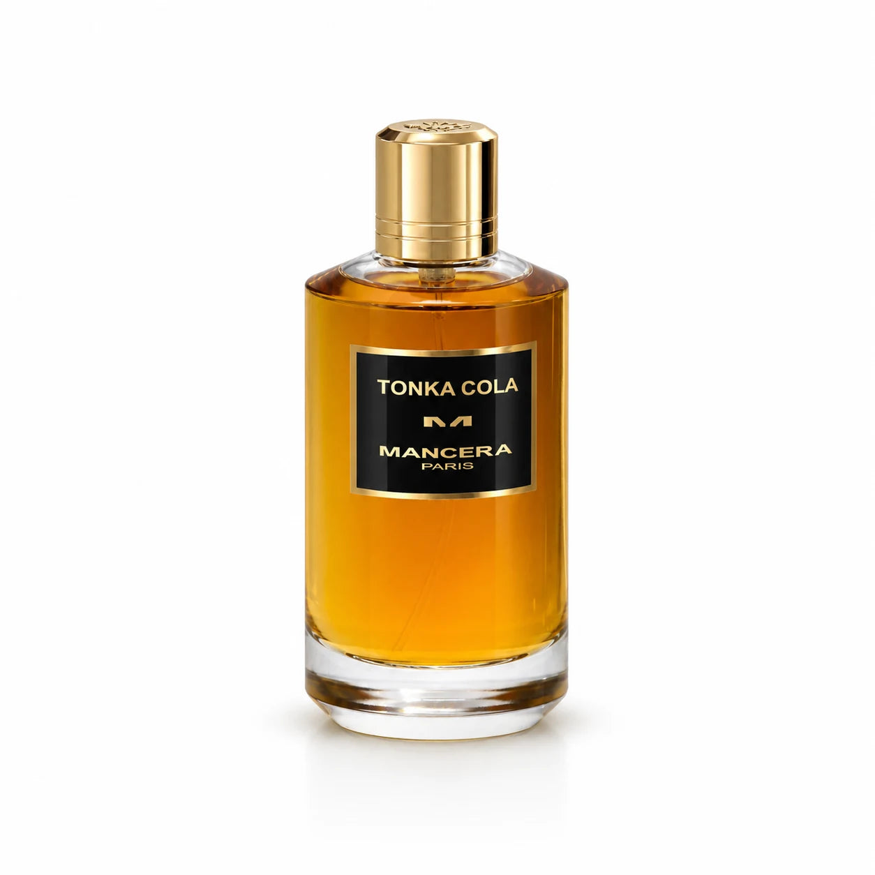 Mancera Tonka Cola Eau de Parfum 120 ml bottle right angle on white background