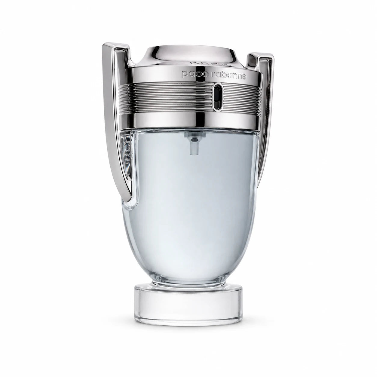 Rabanne Invictus Eau de Toilette 100 ml bottle, left three-quarter view