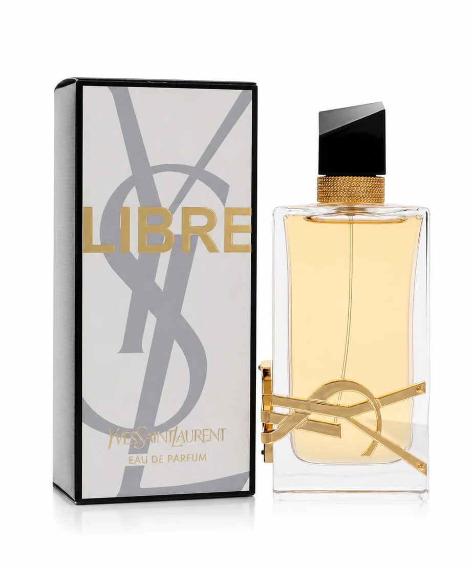 Yves Saint Laurent Libre Eau de Parfum 90 ml bottle with matching retail box